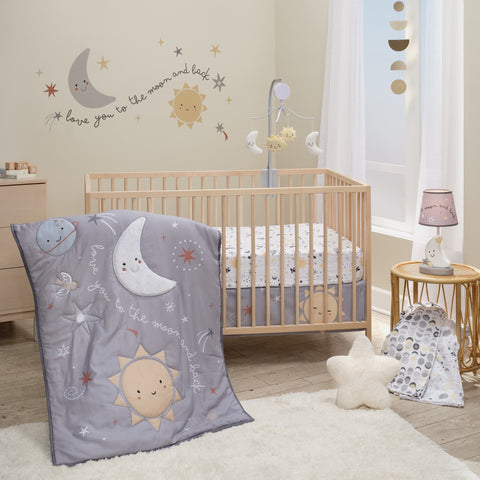 Bedtime Originals Little Star Crib Bedding Set by Lambs & Ivy - 3pc