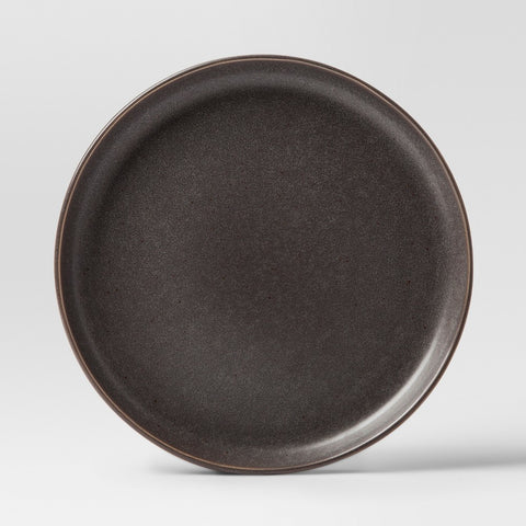 10.75" Tilley Stoneware Dinner Plate Brown/Gray - Threshold