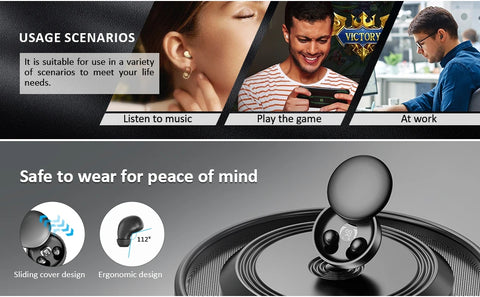 Mini Invisible Bluetooth 5.4 Earbuds, 24hr Battery, 10m Range - Online Only