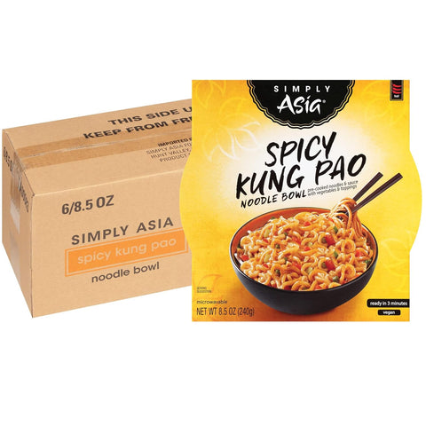 Simply Asia Spicy Kung Pao Noodle Bowl- 6pack