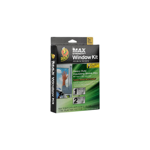 Duck Max Strength 84 in. X 120 in. Rolled Insulation Film Window Kit Fits Patio Door/XL Window