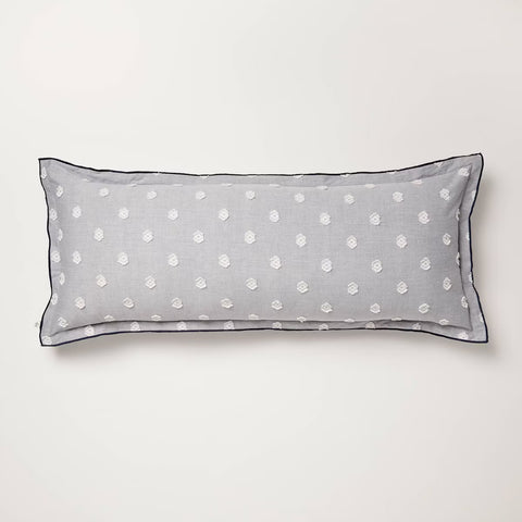 36"x14" Clip Dobby Lumbar Throw Pillow Cover - Hearth & Hand™ with Magnolia