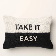 Kate Spade New York X Target Beaded Throw Pillow Black White Take It Easy