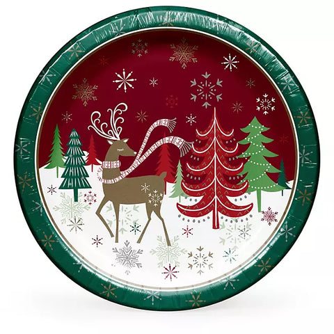 Member's Mark Holiday Dinner Paper Plates, 10", 85 ct.