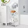 Member's Mark 3-Tier Floor Basket Stand, white