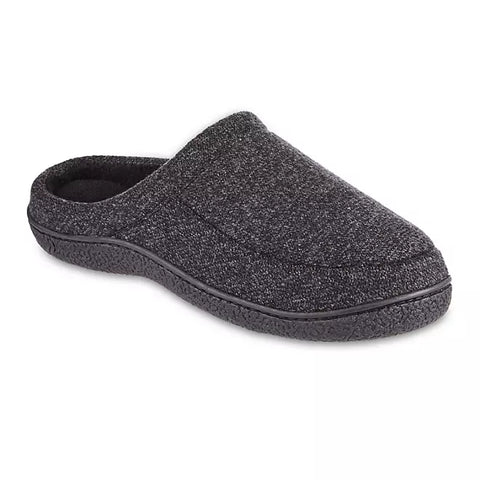 (XXL 3-14) Isotoner Men’s Classic Comfort Hoodback Slipper