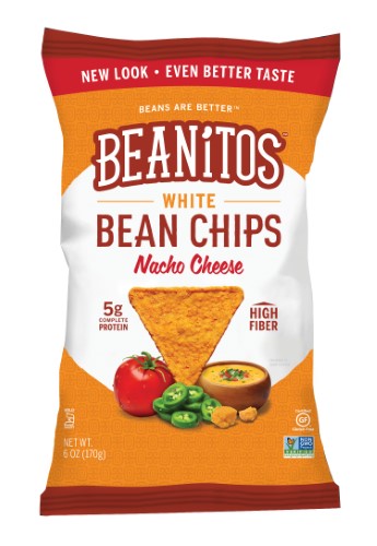 Beanitos White Bean Tortilla Chips - Nacho | 4.5 Oz Bags