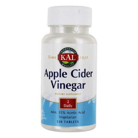 Kal Apple Cider Vinegar | 500 Mg | 120 Tabs | Weight Management