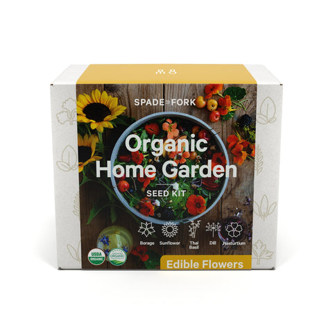 Spade to Fork Organic Edible Flower Garden Kit