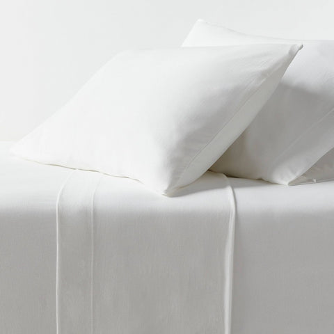 Queen - Cotton Jersey Sheet Set White - Threshold