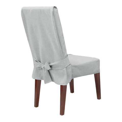 SureFit Farmhouse Basketweave Short Dining Chair Slipcover