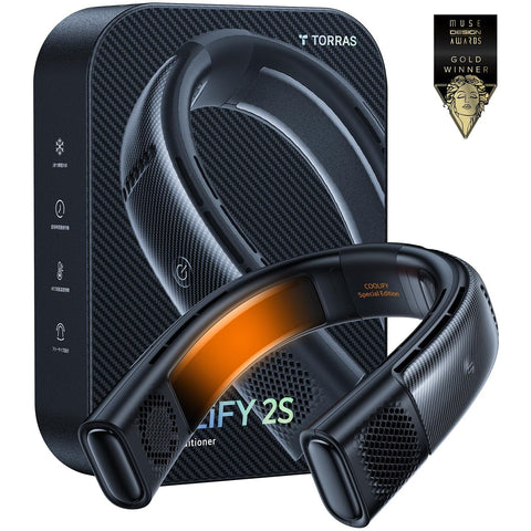 Torras Coolify 2s Limited Version Neck Air Conditioner - Solstice Black