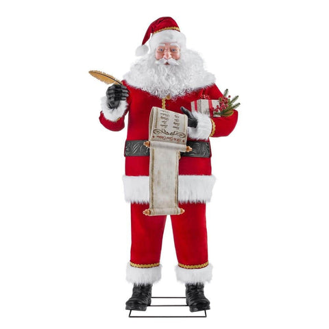 6 Ft. Animated Wishlist Santa