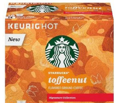 Starbucks Toffeenut Flavored Coffee Keurig K-Cups