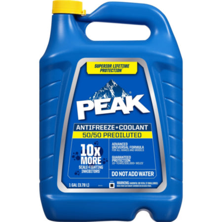 PEAK 1gal All Vehicles 50/50 Prediluted Antifreeze + Coolant
