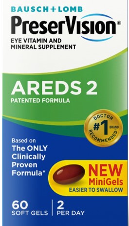 PreserVision Areds 2 Formula Eye Vitamin & Mineral Supplement Soft-Gels, 60 Ct | CVS