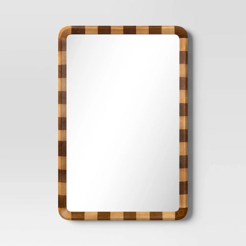 24"x36" Striped Wall Mirror - Threshold