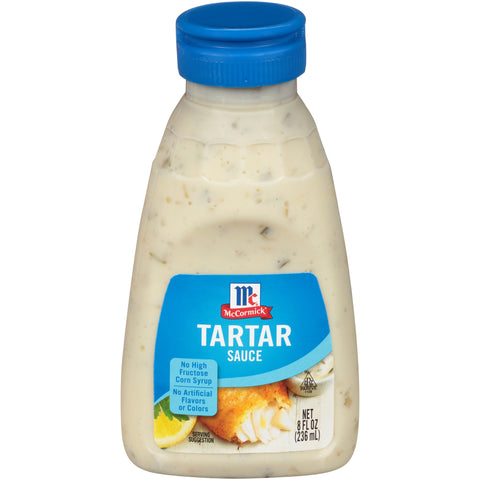 McCormick No Artificial Flavors Kosher Tartar Sauce 8 Fl Oz Bottle