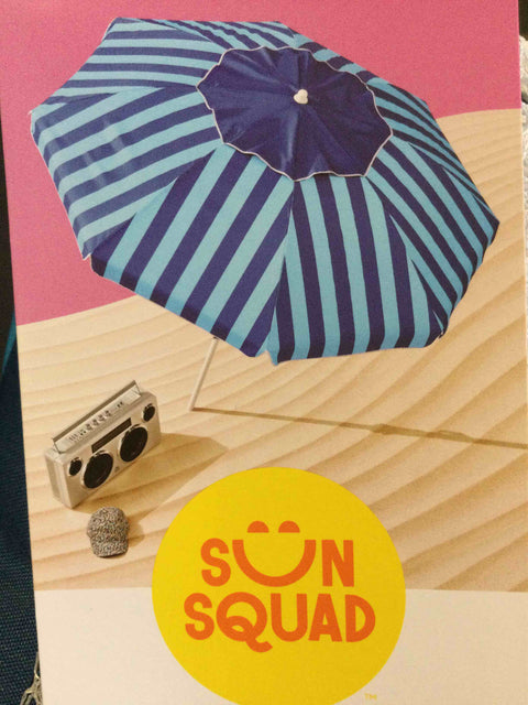 7ft Round Tilt Beach Umbrella -Sun Squad
