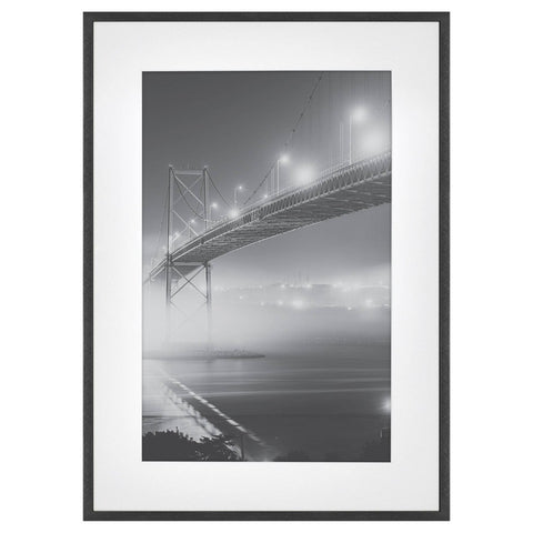 15.4" X 21.4" Matted to 11" X 17" Thin Metal Gallery Frame Black - Threshold™