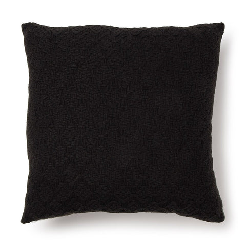 20x20 Feather Fill Throw Pillow - Black