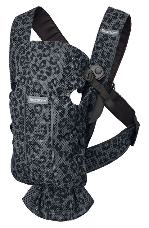 BabyBjorn Baby Carrier Mini, Cotton - Anthracite / Landscape