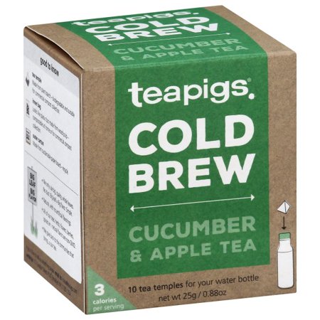 Teapigs Cucumber and Apple Cold Brew Tea - 10 Count per Pack -- 6 Packs per case