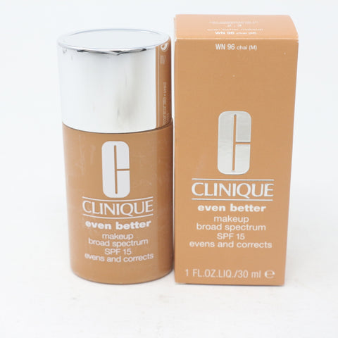 Clinique Even Better Makeup Spf 15 Even And Corrects 1oz 96 Chai New With Box