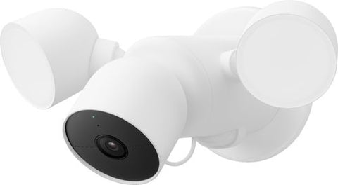 Google Nest Cam with Floodlight Wireless Security Camera, White