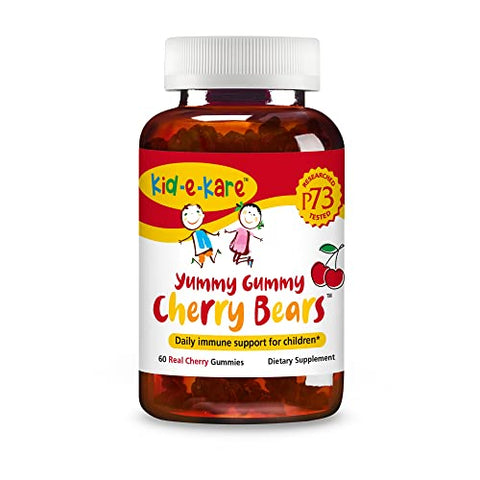 Kid E Kare Cherry Bear Gummies - 60 Count