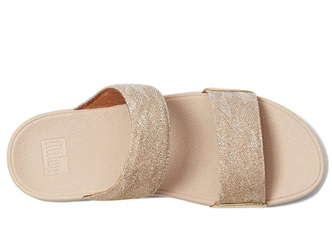 Size 8 - FitFlop™ Women's Lulu Glitz Slide Sandal