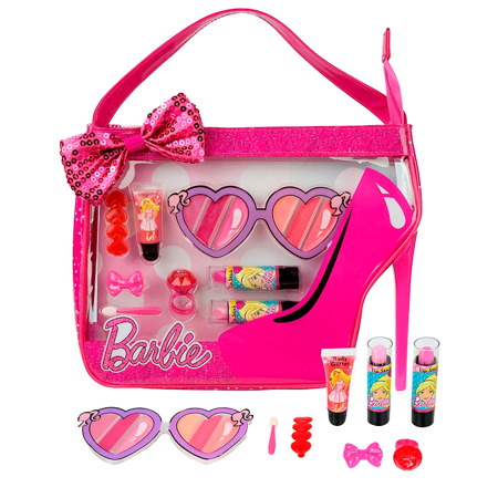 Barbie Sweet Girl Cosmetics Shoes Bag Barbie Makeup Set for Girls