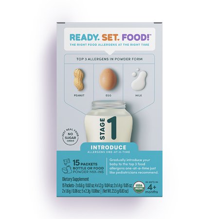 Ready, Set, Food! Early Allergen Introduction Mix-ins Baby Meals - Stage 1 - 1oz