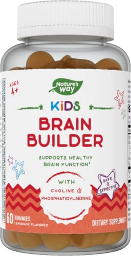 Nature S Way Kids Brain Builder Gummies Lemonade Flavour 60 Gummies