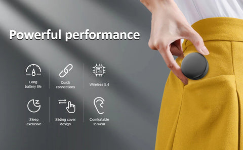 Mini Invisible Bluetooth 5.4 Earbuds, 24hr Battery, 10m Range - Online Only