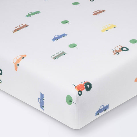 Fitted Crib Sheet - Cloud Island