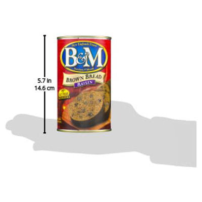 B&M Brown Bread Raisin, 16 oz