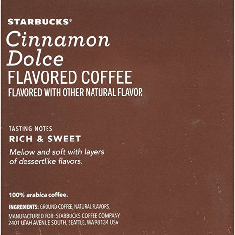 Starbucks Cinnamon Dolce K-Cup for Keurig Brewers