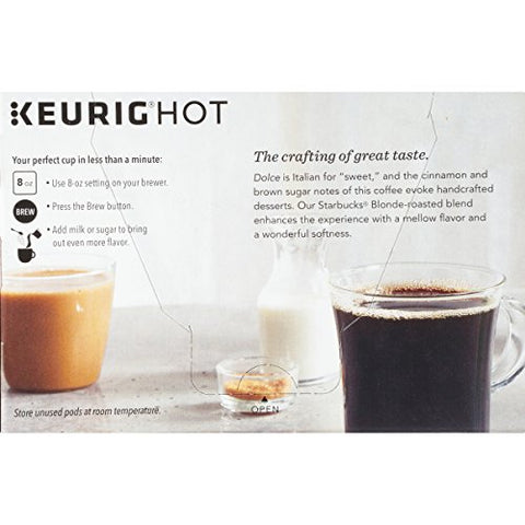 Starbucks Cinnamon Dolce K-Cup for Keurig Brewers