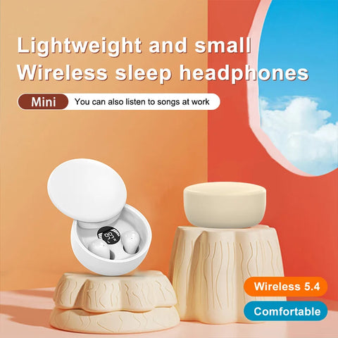 Mini Invisible Bluetooth 5.4 Earbuds, 24hr Battery, 10m Range - Online Only