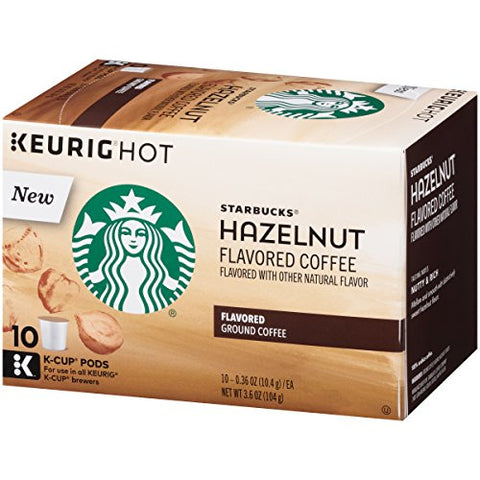 Starbucks Keurig Hot Hazelnut K-Cup Pods - 10 CT