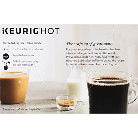 Starbucks Keurig Hot Hazelnut K-Cup Pods - 10 CT