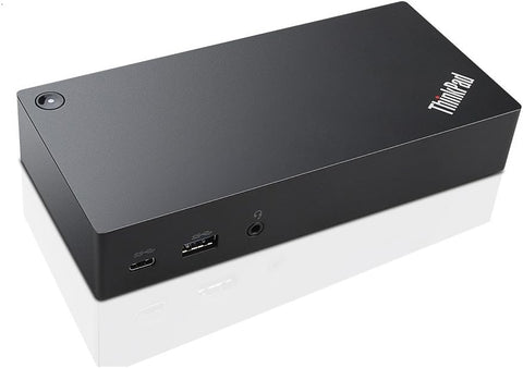 Lenovo ThinkPad USB-C UltraDock With 90W 2 Prong AC Adapter