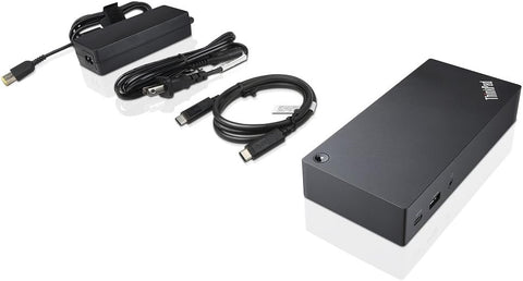Lenovo ThinkPad USB-C UltraDock With 90W 2 Prong AC Adapter