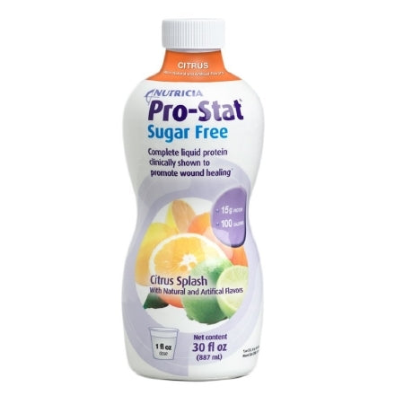 Nutricia Pro-Stat Sugar Free Complete Liquid Protien, Bottle, 30 Oz., Citrus Splash | 1 Bottle | Carewell