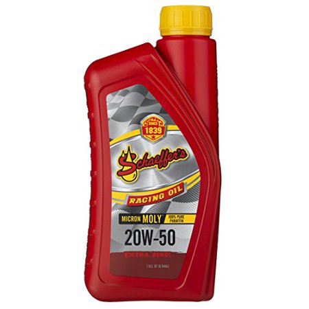 Schaeffer Manufacturing Co. 0191-012S Micron Moly Racing Oil 20W-50 1 Quart