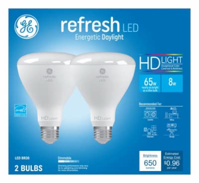 2 pack LED Refresh 65W / 8W Bulb