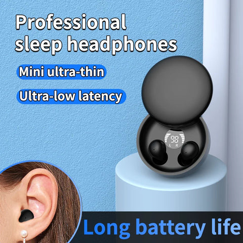 Mini Invisible Bluetooth 5.4 Earbuds, 24hr Battery, 10m Range - Online Only
