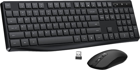 (Open Box) Wireless Keyboard and Mouse Combo, Lovaky