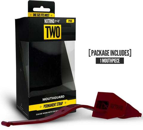 Nxtrnd Two Pro Football Mouth Guard (Maroon)